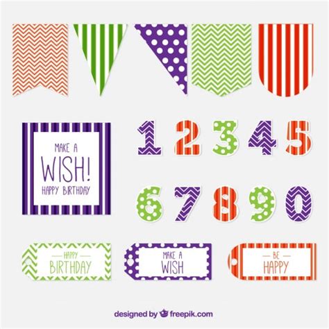 Ribbon numbers Images - Free Download on Freepik