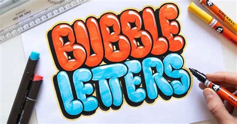 Image result for Bubble Letters Tutorial