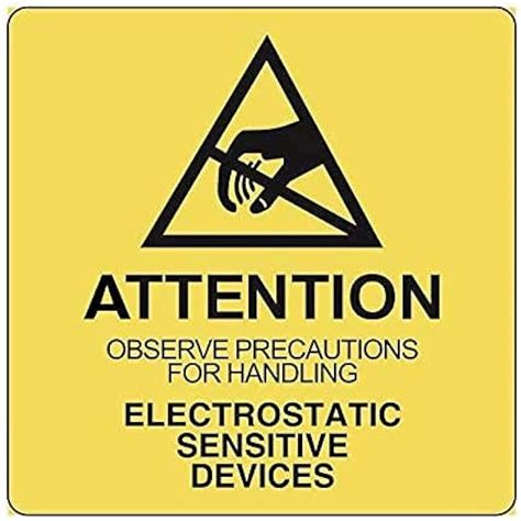 ProLinePackaging 500 ProLine ESD Labels for Electrostatic Sensitive ...
