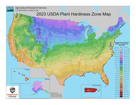 USDA Releases Updated Plant Hardiness Zone Map