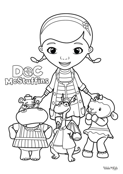 Coloring Pages Doc Mcstuffins