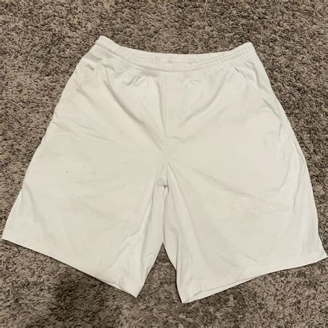 Lululemon Men's White Shorts | Depop