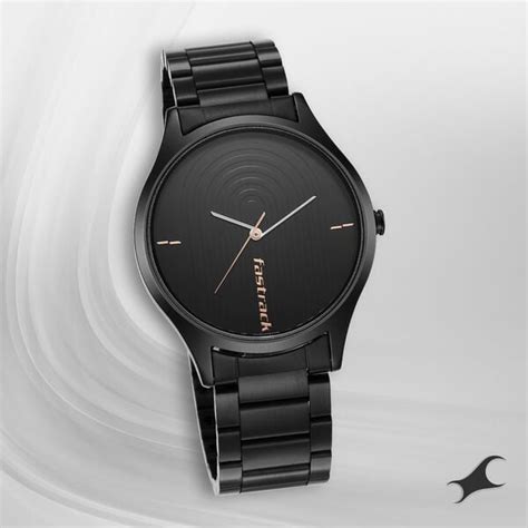 Buy Online Fastrack Style Up Quartz Analog Black Dial Stainless Steel ...