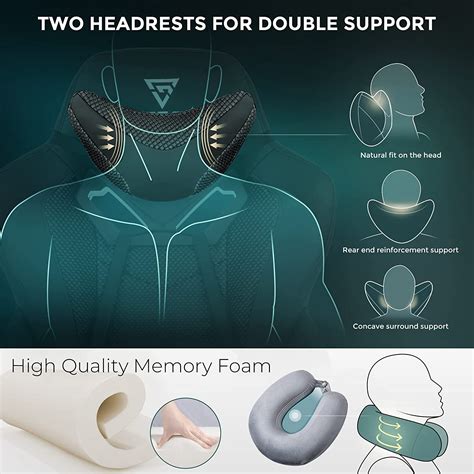 Buy Vigosit Gaming Chair- Gaming Chair with Footrest, Mesh Gaming Chair ...