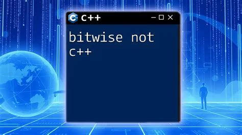Image result for How Does a Not Bitwise Operator Work in C with Example