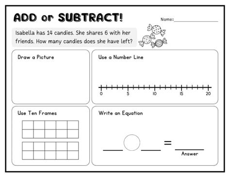 Image result for Math Problems for First Graders