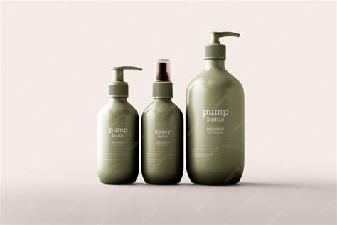Premium PSD | Cosmetic Bottles Mockup
