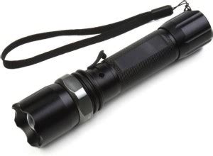 Online World Rechargeable Flashlight With 18650 Battery Zoom Torch ...