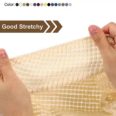 Round Bar Stool Covers 2 Pack, Round Chair Covers with Elastic Bands ...