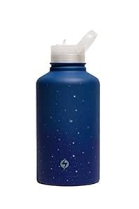 POPFLEX by Blogilates Diamond Sky Water Bottle - 64 Oz. Insulated Water ...