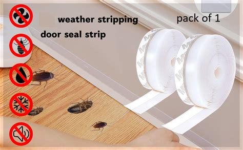 Bitnex Door Seal Tape Window Seal Strip Silicone Door Strips Door Dust ...