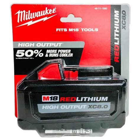Bateria Gran Capacidad Hd 8 .0 Amp Milwaukee 48-11-1880 – Ferrefaster
