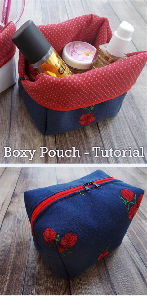 Image result for How to Make a Boxy Pouch Tutorial
