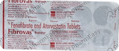 Fibrovas Strip Of 10 Tablets: Uses, Side Effects, Price & Dosage ...