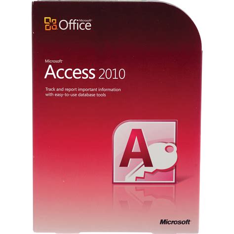 Microsoft Access 2010 Database Software 077-05753 B&H Photo Video