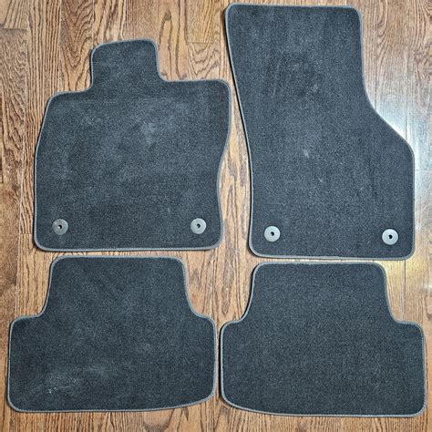 VW Volkswagen Floor Mats Black 5G1.061.325.041 Golf MK7 Set Of 4 | eBay
