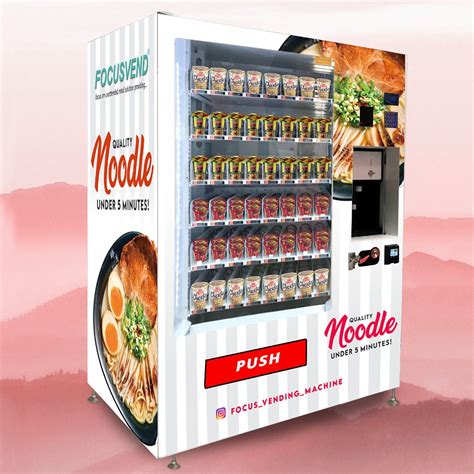 New Intelligent Full Automatic Korean Ramen Vending Machine - Vending ...