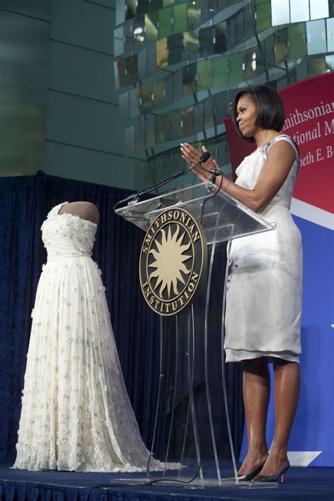Smithsonian Accepts Michelle Obama’s Inaugural Ball Gown | Smithsonian Institution