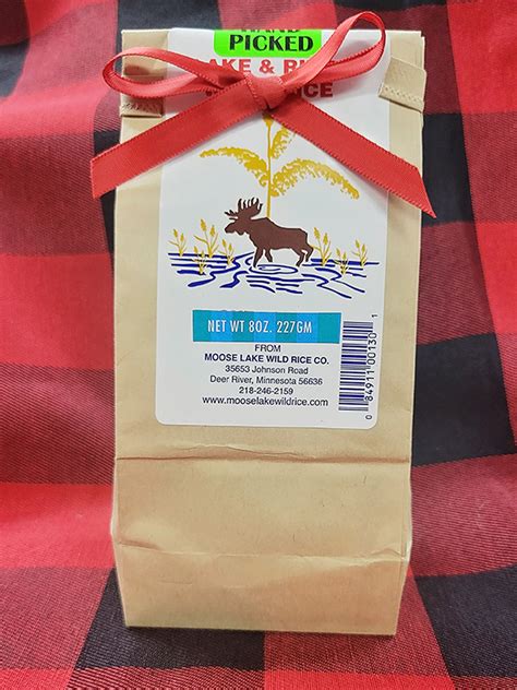 Hand Picked Wood Parched Lake & River Wild Rice - Moose Lake Wild Rice