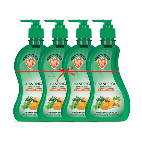 Chandrika Germ Shield Handwash Liquid Pump| With Neem and Other ...