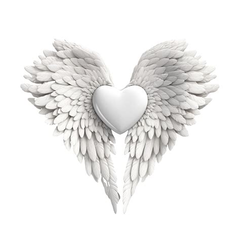 Angel Wings Heart Clipart