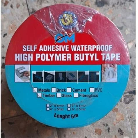 Self Adhesive Waterproof High Polymer Butyl Tapes - 1.2mm Self Adhesive ...