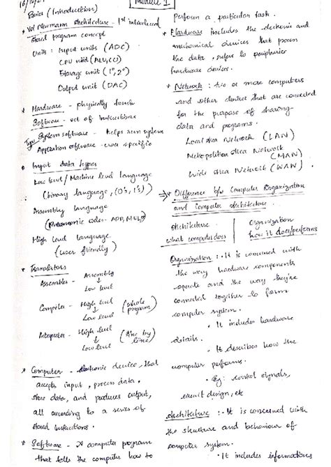 COA KTU S4 Module 1 Lecture Notes - Fundamentals of Computer ...