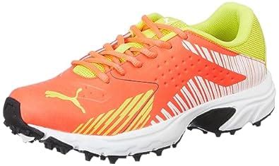 Buy Puma Mens Cricket Power Red Blast-Nrgy Yellow Cricket Shoe - 8 UK ...