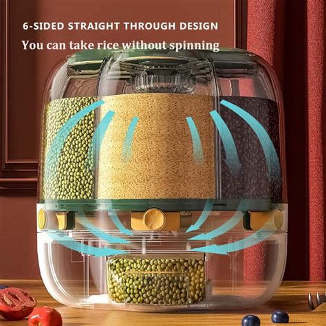 WMGoods Rice Storage Rice Dispenser Rice Container India | Ubuy