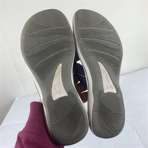 Clarks Breeze Sea Navy Blue Flip Flop Womens Sz 7 Tho… - Gem