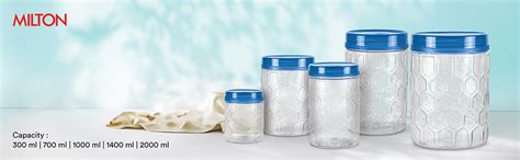 Buy Milton Hexa Airtight Containers for Kitchen Storage Food Grade ...