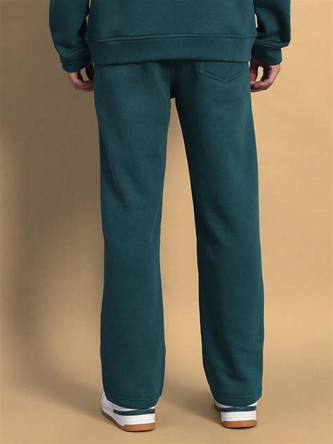 SHAGGY FLEECE JOGGER TEAL GREEN | Buy Online at Wearduds India