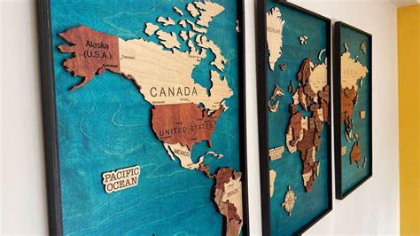 Framed World Map 的图像结果