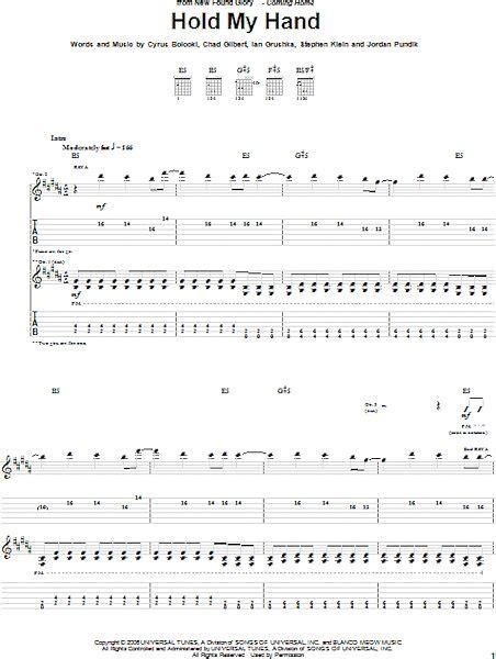 Hold My Hand - Guitar TAB | zZounds