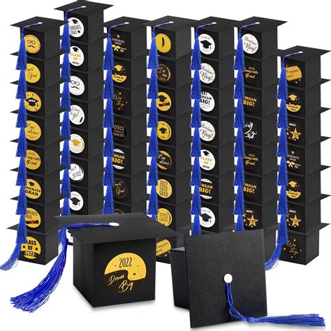 Buy 96 Pieces Graduation Cap Boxes 2022 Grad Cap Boxes Graduation Party ...