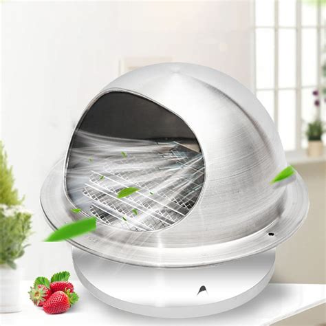 Buy Stainless Steel Air Vents, 100/150mm Round Louver Grille Cover ...