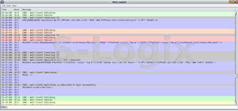 Steps to Subscribe the messages from MQTT server in Contiki-NG | S-Logix