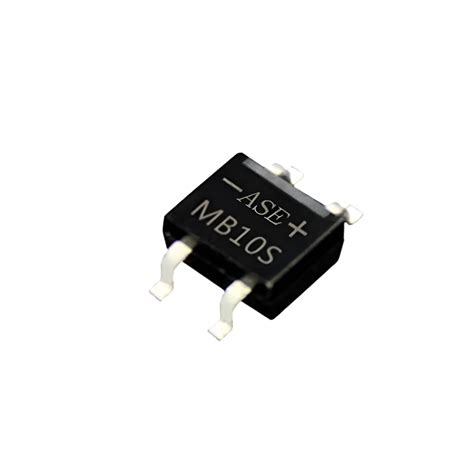 MB10S Bridge Rectifier – 1.5A 1000V SMD with Large Chip in SOIC-4 Package-1