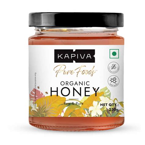 Kapiva Organic Honey 250g | 100% Natural & Organic | Strengthens ...