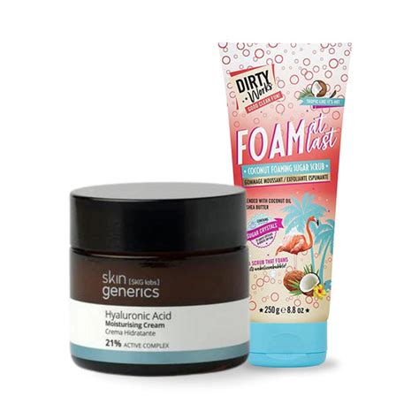 Buy Hyaluronic Acid Face Cream And Sugar Scrub Online - Sunbeam combo ...