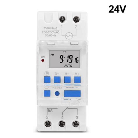 TM919A 24V Automatic Cycle Timing Timer Countdown Switch Wall Electric ...