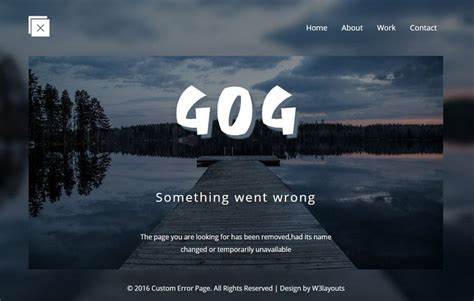 Rezultat imagine pentru Custom Error Page