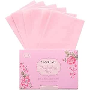 KICHKER Oil Blotting Sheets for Face 100pcs personal face oil blotting ...