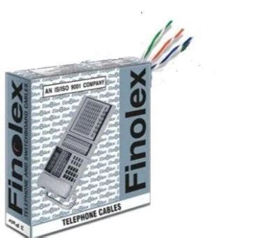 Buy Finolex 0.5 Sqmm X 3 Pair Telephone (Switchboard Metres) Polythene ...