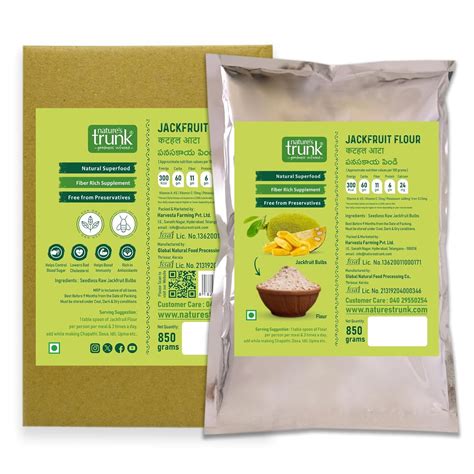 Nature's Trunk Raw Jackfruit Flour | Low GI & High Fiber Superfood ...