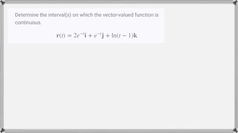 Image result for When Is a Vector Valued Function Continuous