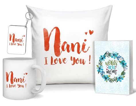 TIED RIBBONS Gift for Nani Grandmother on Mothers Day Birthday ...