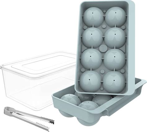 Amazon.com: WIBIMEN Large Ice Cube Tray, 2.5 INCH Whiskey Ice Mold, 2 ...