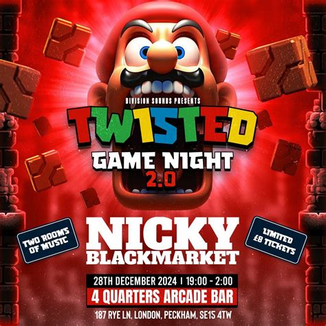 Twisted Game Night 2.0, Four Quarters Peckham, 28 December to 29 ...