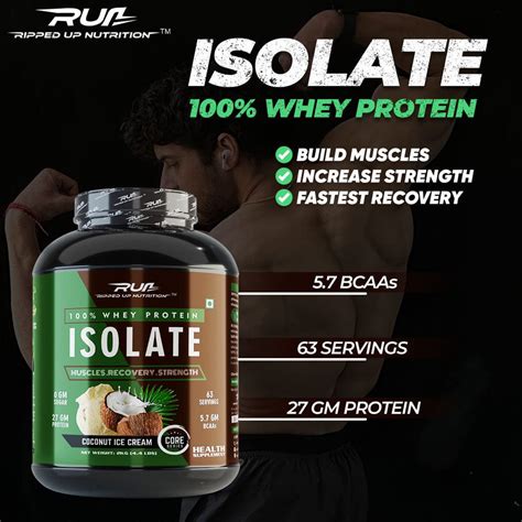 Whey Protein Isolate-Muscle Building & Weight Loss-Ripped Up Nutrition